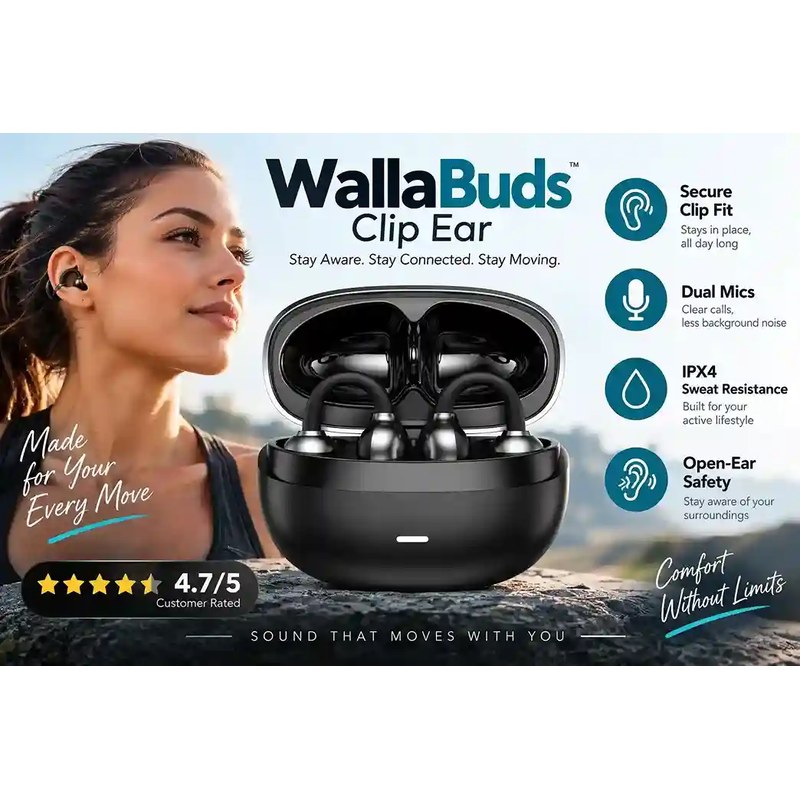 WallaBuds Clip Ear